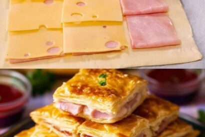 Thumbnail for Air fryer Ham and Cheese Puff Pastry