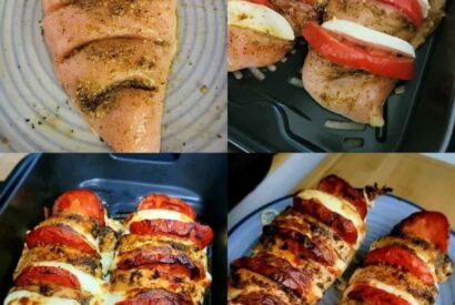 Thumbnail for Air fryer caprese chicken