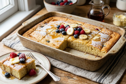 Thumbnail for Baked Vanilla Sheet Pancake
