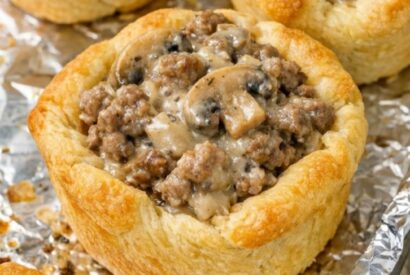 Thumbnail for Beef & Mushroom Crescent Cups