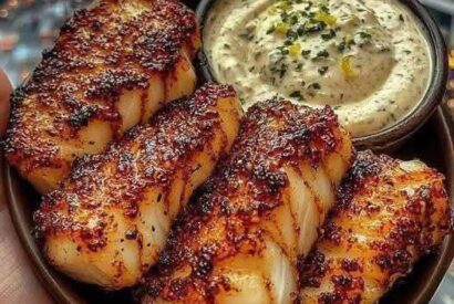 Thumbnail for Pan-Seared Scallops with Creamy Garlic Herb Sauce