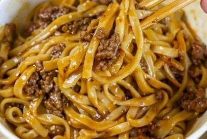 Thumbnail for Mongolian Ground Beef Noodles
