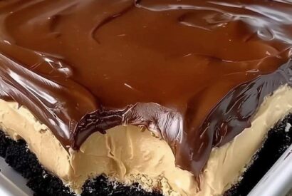 Thumbnail for Peanut Butter Chocolate Eclair Cake