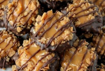 Thumbnail for Chocolate Caramel Crunch Cookies